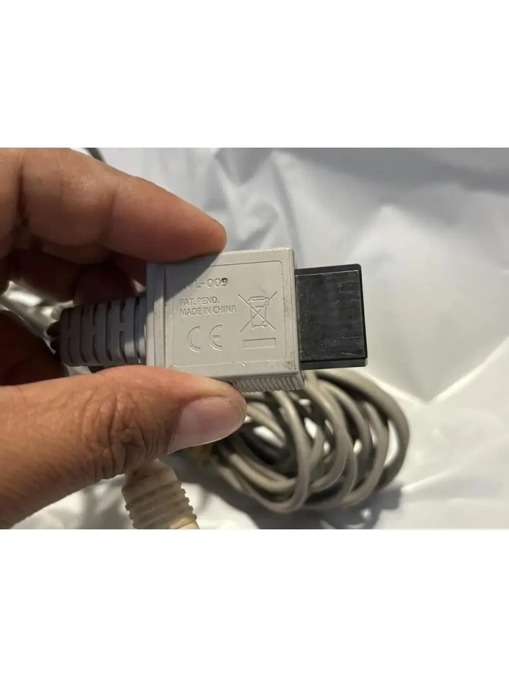 Nintendo Wii A/V AV RCA Audio Video Composite Cable Cord Genuine OEM RVL-009
